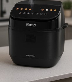 Resim Altus 7L Ecofryer Master, Buhar Destekli, Az Yağlı, Ayarlı Sıcaklık ve Zamanlayıcı 
