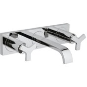 Resim Grohe Allure 3 Delikli Duvardan Lavabo Bataryası S-Boyut 201900 
