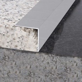 Resim Alüminyum L Köşe Profili 30 mm * 30 mm Gri 270 cm (10 Boy) 
