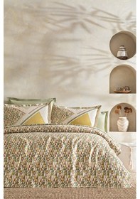 Resim Puffy Yasmin Tek Kişilik Pike Takımı - Yağ Yeşili 