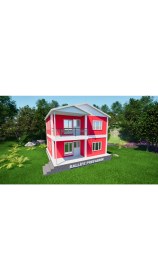Resim Ballife Prefabrik 118 M2 Standart Dubleks Prefabrik Konut 