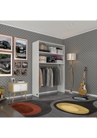 Resim Kenzlife giysi dolabı hayrettin 180*120*40 byz gardırop 