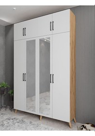 Resim Açelya Portmanto Vestiyer Çam Beyaz M8- 160 cm 