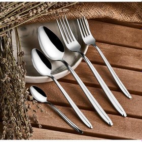 Resim Amboss Lityum 60 Parça Çatal Kaşık Bıçak Seti Kutulu Çok Renkli 