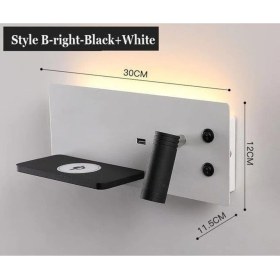 Resim Mediterian Modern LED yatak başlığı, kablosuz şarj ve oynar başlık özellikleriyle şık tasarım 