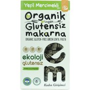Resim EKOLOJİ MARKET Organik Glutensiz Yeşil Mercimekli Burgu Makarna 200g 