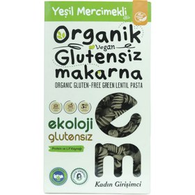 Resim EKOLOJİ MARKET Organik Glutensiz Yeşil Mercimekli Burgu Makarna 200g 