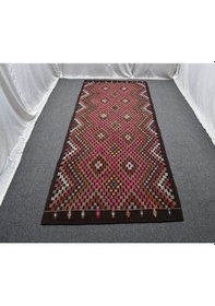 Resim Zehra Abla Halı El Dokuma Nadir Karapınar Yörük Yolluk Yün Kilim 6265 