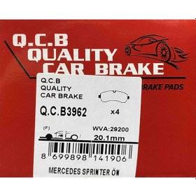 Resim Q.C.B Beşer 3962 Ön Fren Balatası Sprinter Ii Ym 06- 