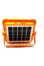 Resim TMA LED AYDINLATMA GÜNEŞ ENERJİLİ 200W LED PROJEKTÖR TAŞINABİLİR SARI BEYAZ VE ÇAKAR IŞIK 