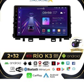 Resim Kia Rio K3 2015-2017 Model 2+32gb Android 13 Kablosuz Carplay Na 