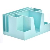 Resim Ops Masa Seti Kalemlik-Organizer Pastel Mavi KLM 207 