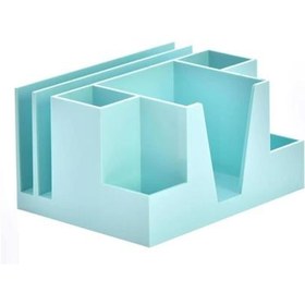 Resim Ops Masa Seti Kalemlik-Organizer Pastel Mavi KLM 207 