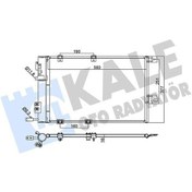 Resim Kale 393300 - Klima Kondenseri Astra G-zafıra 1.2 16v-1.4 16v-1. 