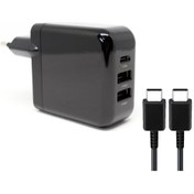 Resim Keyco Samsung Uyumlu 25W PD 3 Çıkış Hızlı Şarj Aleti 