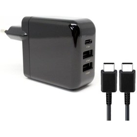 Resim Keyco Samsung Uyumlu 25W PD 3 Çıkış Hızlı Şarj Aleti 