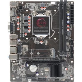 Resim Afox IH61-MA5-V6 H61 2xddr3 Vga+Hdmı 1x Lan 1x M.2 Nvme Gen3 1155 Pın Anakart 