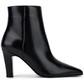 Resim Tamer Tanca Kadın Hakiki Deri Siyah Abiye Bot 33 7500-1 Bn Bot Sk25-26 Sıyah Derı Siyah Deri 