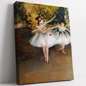 Resim CARMEN Edgar Degas - Two Ballerinas Kanvas Tablo- Başyapıtlar 
