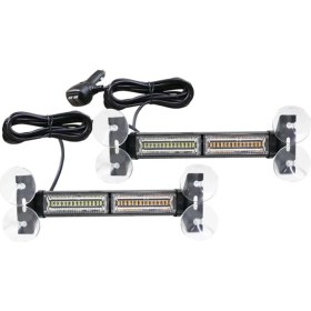 Resim Sedipiitous Acil Strobe Trafik Danışma Işık Çubuğu, Gösterge Tablosu Uyarı Flaşör, Inşaat Aracı Ön Cam Vizör Işığı (Yurt Dışından) 