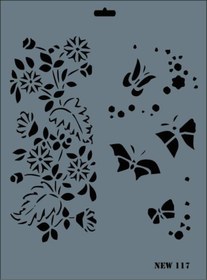 Resim Skygo Rich New Seri N-117 Stencil 35x25 cm 