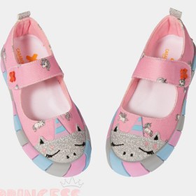 Resim Casabony Unicorn Kanvas 3D Baskılı Kız Çocuk Babet 23 