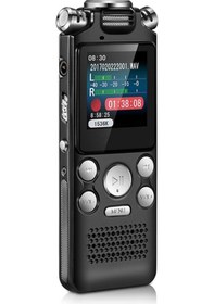 Resim Vkemall 8gb Ses Kaydedici Gürültü Önleyici Ses Kaydedici Hd Sesle Etkinleştirilen Kayıt 