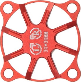 Resim Geeroyoo Alüminyum Rc Motor Esc Soğutma Fan Kapağı 30x30mm - Dayanıklı, Cnc İşlenmiş, Kolay Kurulum - Kırmızı N10331 