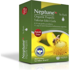 Resim Neptune Organik Propolis Damla 20 ml 