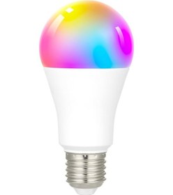 Resim E27 Wifi Akıllı Led Ampul 9w - Rgb+cct 16m Renk, 2700k-6500k Işık, Akıllı Yaşam Uygulaması Ve Ses Kontrolüyle, 220-240v Beyaz Jmx025-cct 