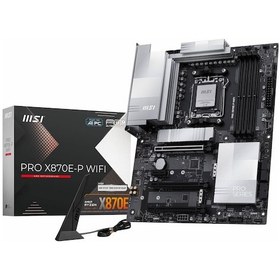 Resim Msı Pro X870e-p Wifi Ddr5 8200mhz Oc M.2 Hdmı/usb-c Pcıe 5.0 Am5 Atx Anakart 