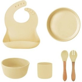 Resim Oioi Blw Set Iıı Beslenme Seti Mellow Yellow Sarı 