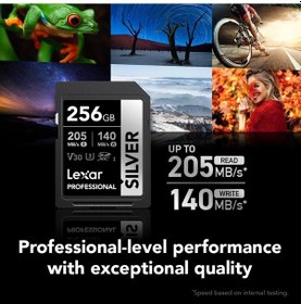 Resim Lexar 256 Gb Profesyonel Gümüş Sdxc Hafıza Kartı, Uhs-ı, C10, U3, 