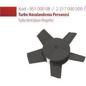Resim Kormas Turbo Havalandırma Pervanesi Em 5 Kanat 8 Mm N11.3270 