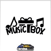 Resim OkyayWorks Music Box Sticker - Siyah 