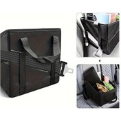 Resim Xuweiwei 1 Parça Araç Kolçak Organizörü Siyah Saklama Kutusu Bardak Tutucu Seyahat Kitap Kutusu 