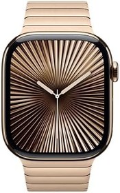 Resim Apple Watch Band - Baklalı Model Bilezik - 46 mm - Altın Rengi - Standart 