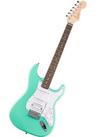 Resim Squier Debut Strat Hss Laurel Klavye Sea Foam Green Elektro Gitar 