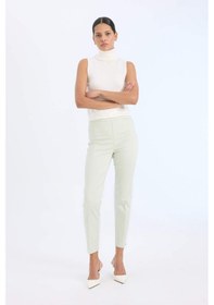 Resim DeFacto Sigaret Saten Kumaş Pantolon Normal Bel Düz Paça J8743AZ25SMGN1251 
