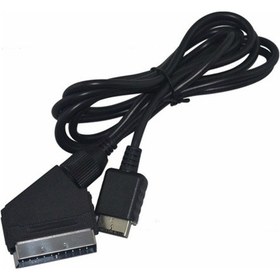 Resim Sony Ps2 / Ps3 Rgb Scart Kablo Tv İçin 1.8m Pal / Ntsc Konsolları İçin Av Kurşun Değiştirme Bağlantı Kablosu 