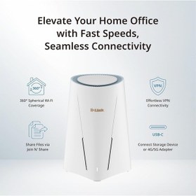 Resim D-link Dbr-560 Kablosuz Ax6000 Wi-fi 6 Dual Band Vpn Soho Business Router 