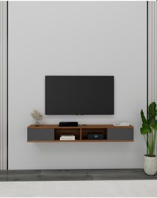 Resim Arnetti Duvara Monte Mayer Televizyon Sehpası, Lidya Antrasit 