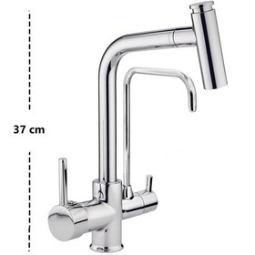 Resim Venita Spiralli Çift Fonksiyonlu Arıtmalı Mutfak Bataryası Inci 