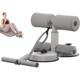 Resim Sit-Up Assist Ev Spor Ekipmanı - Kalınlaştırılmış Konfor Pedli ile Ayarlanabilir Kaymaz Karın Eğitmeni, Taşınabilir Depolama, Ev/Spor Salonu Kullanımı için Uygun, Kolay Vücut Kası İnşası 