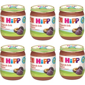 Resim Hipp Kavanoz Maması Organik Erik Püresi 125 gr 6 ADET 