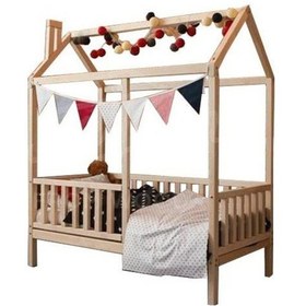 Resim Köşk_Mobilya Köşk Mobilya Montessori Yatak Çatılı Model 90X190 