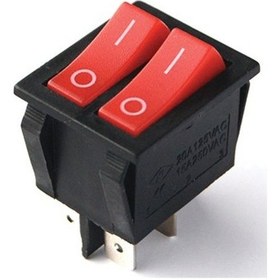 Resim Switch - "103" - İkili Geniş On/Off Anahtar - Işıksız - 6 Pin 