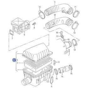 Resim Hava Filtre Kutusu Polo Classic 96-00 Cordoba Ibiza 93-1999 504586294 