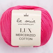 Resim La Mia Lux Mercerized Cotton Fuşya El Örgü İpi - 35 - 33746 