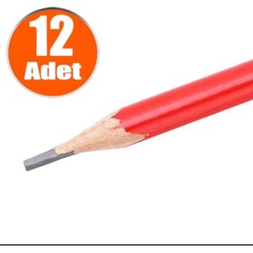 Resim sona İnşaat Kalemi Siyah Oval 12 Adet 